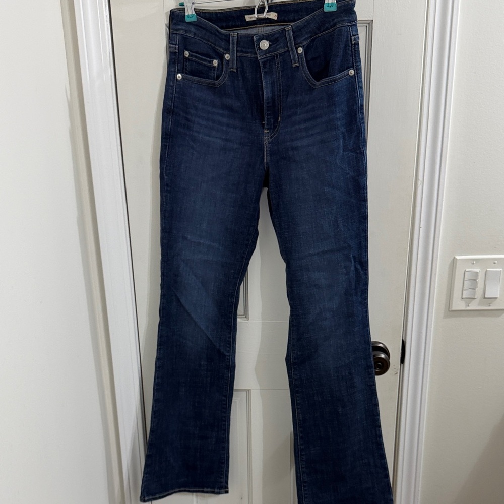 Signature by Levi Strauss Dark Blue Flare Jeans